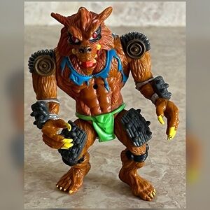 1991 Playmates Teenage Mutant Ninja Turtles (TMNT) Rahzar Figure Toy